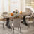 Keidenel Metal Base Dining Table-1798318632