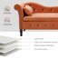 Chaise longue avec velours capitonné Dejonnae-694649045