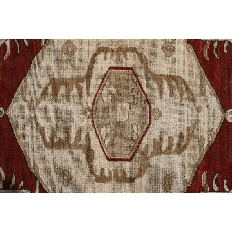 One-of-a-Kind Rectangle 6'5" X 9'1" No Wool Area Rug in Blue/Red