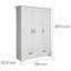 Mila 3 Door Wardrobe
