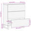 Solid Wood Rectangle Accent Cabinet