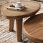 Modern minimalist round coffee table set-1488359047