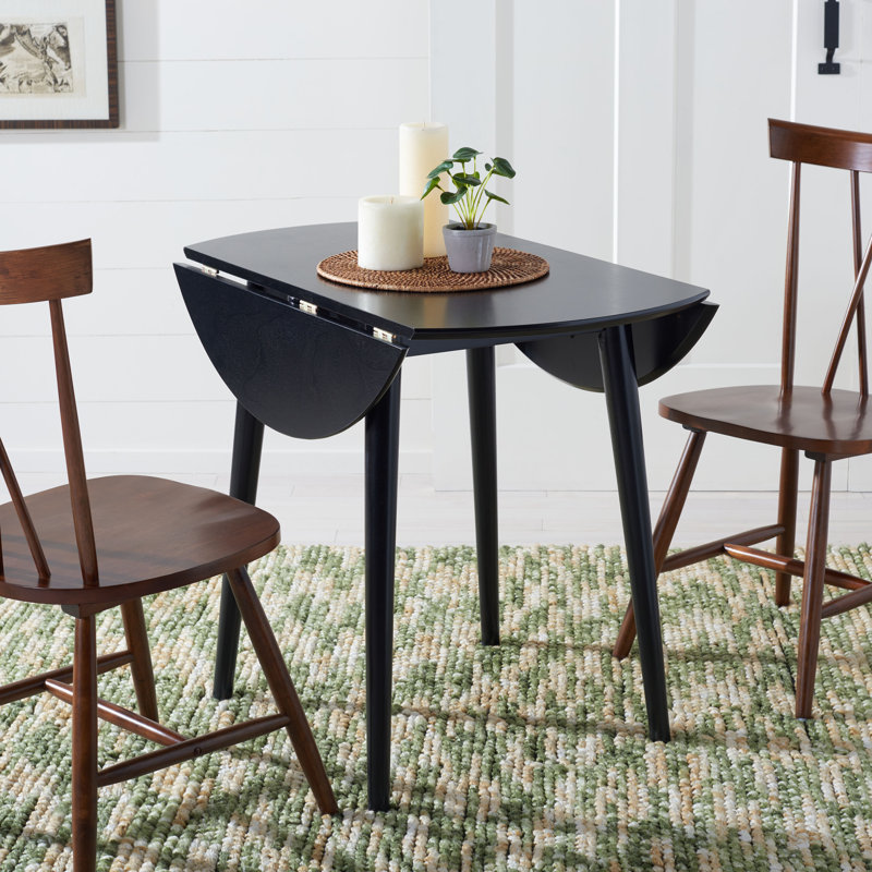 Antea Extendable Round Solid Wood Base Dining Table, Light Oak