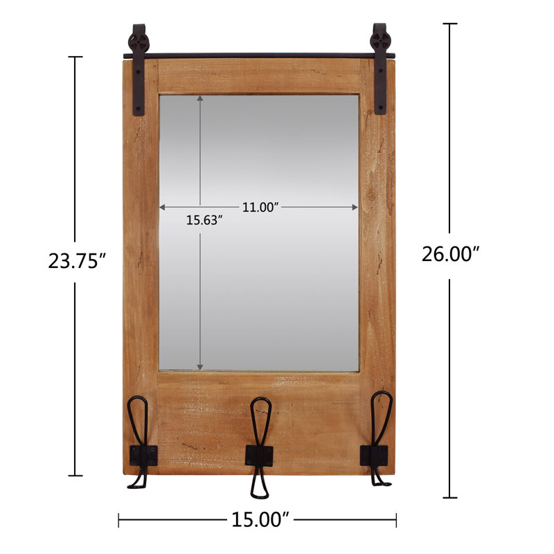 Miroir mural Rustic