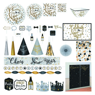 Aretina New Year's Party Supplies Kit