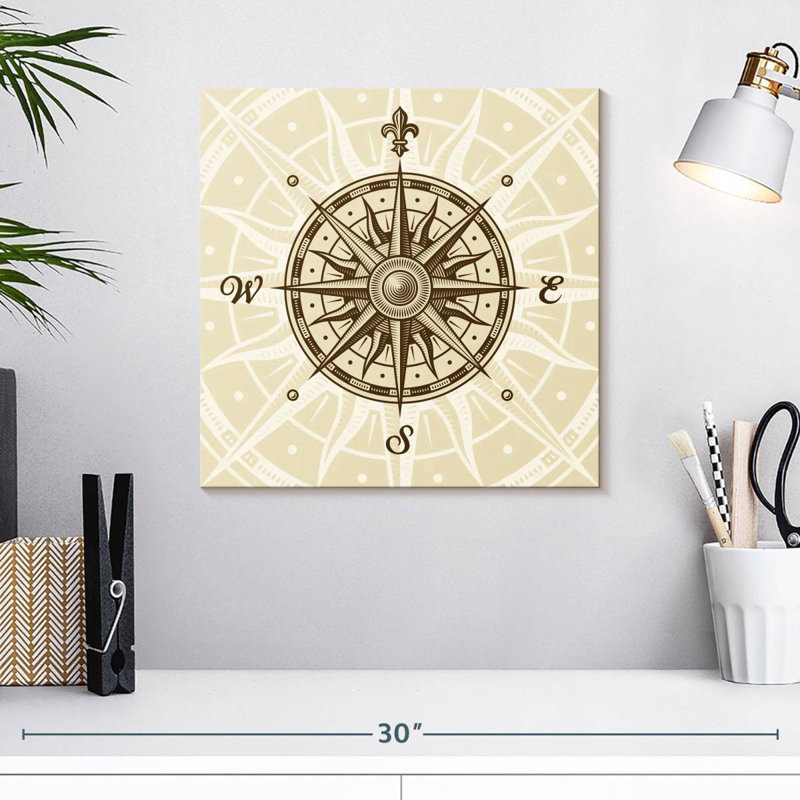 Aletra Compass Rose, 16" H x 16" W