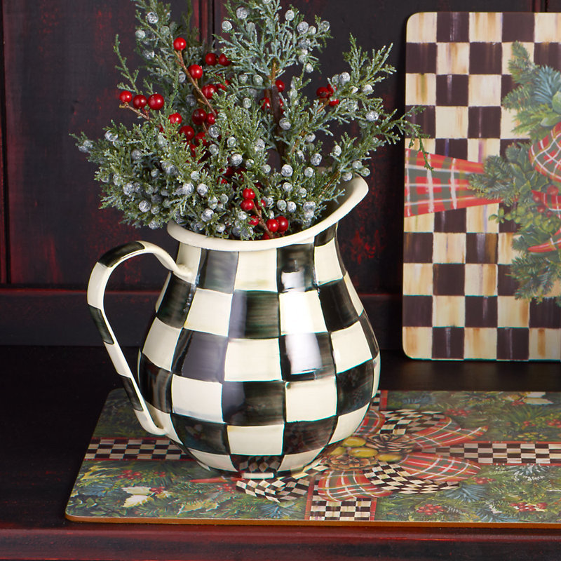 Check Pitcher, Black/White