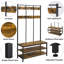Hall Tree 100cm Wide with Bench and Shoe Storage-1572382634