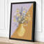 Pale Vase with Daisies Minimalist 1 Piece Wrapped Canvas Wall Art-47592627-47592630