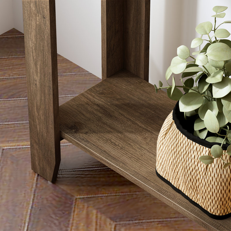 Weddel Basilico Console Table, Chêne noueux