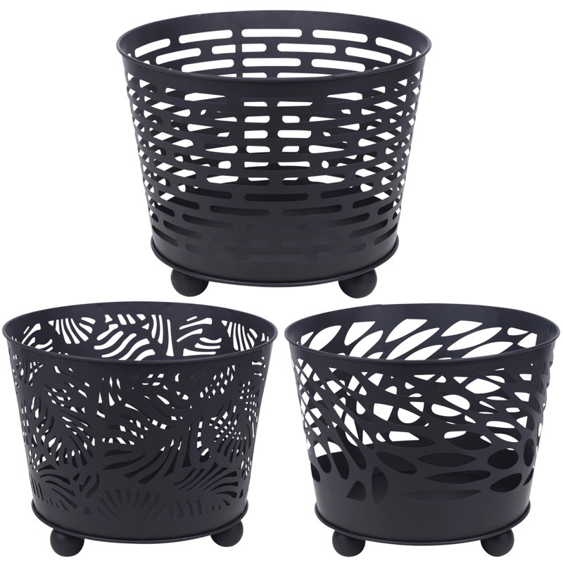 Mccully Round Cast Iron Smokeless Fire Ring, Leopard