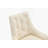 Dining Chairs Set of 2, Off White Faux Leather Dining Room Chair, Metal Kitchen Chairs with Gold Mesh Texture and Black Sanded Legs, Flat Back Upholstered Chair (Off White, Set of 2)-1405357625-1405357607