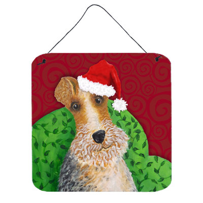 Fox Terrier Christmas Decorative Accent