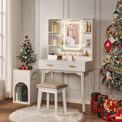 Forbes Dressing Table with Mirror