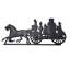Rooftop 30" Fire Wagon Weathervane-1335248053