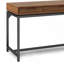 Bureau Mid-Century Banting - brun selle moyen-1048512505