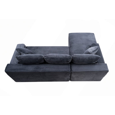 Canapé modulaire 106,3 po avec méridienne en L et méridienne en L 106,3 po