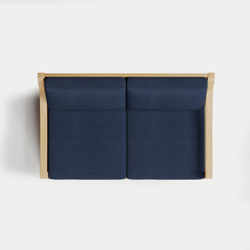Solerno Heated Loveseat, Indigo