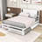 Daryna Full Size Wood Platform Bed with Trundle-1577793360