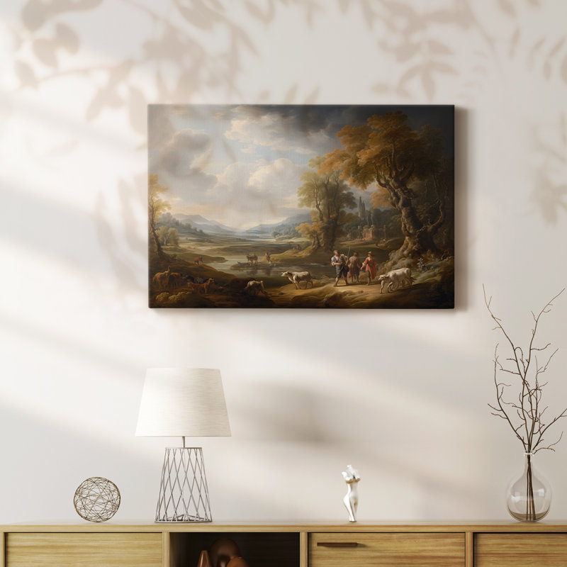 Animaux, série de paysages, H 18 po x l 27 po