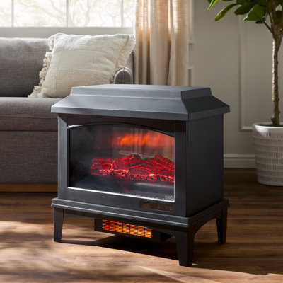 duraflame® DuoGlow Infrared Stove with Crackle Sound Effect, Remote