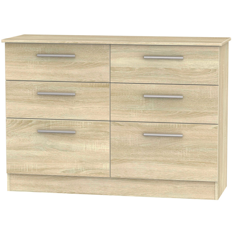 Fully Assembled Chesler 6 Drawer Chest