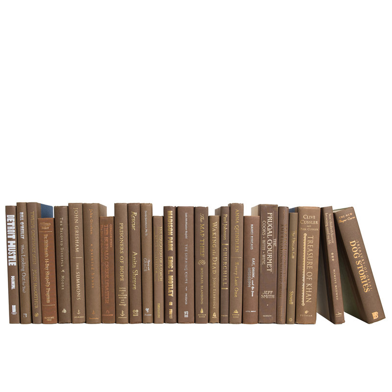 Decorative Books - Havana Books - Brown Books by the Foot