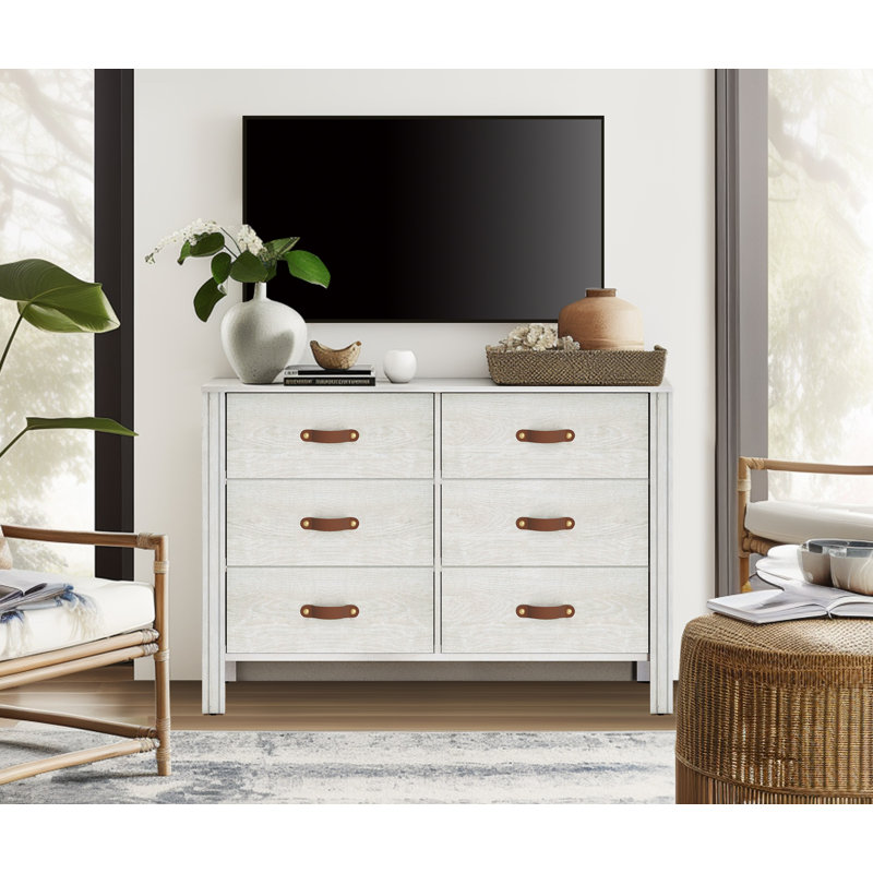 Crédence de rangement 38,1 po Roshaad, Blanc