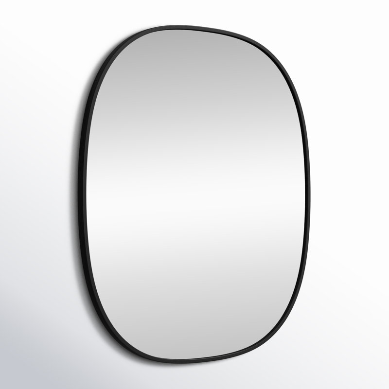 Miroir mural Sabine, Noir, 36 po x 30 po