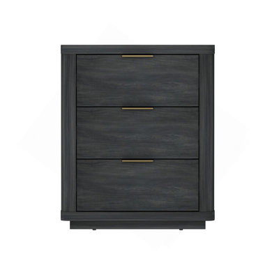 Table de chevet gris anthracite