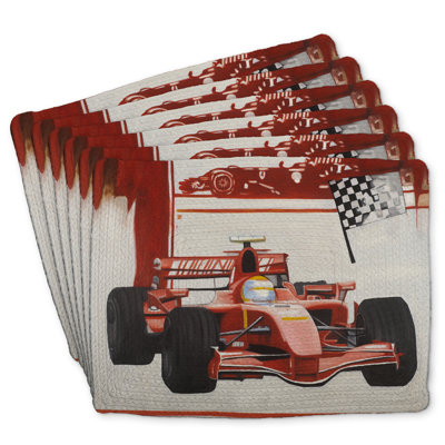 Braided Polyester Dreketi Set of 6 - Formule 1 Car Decor