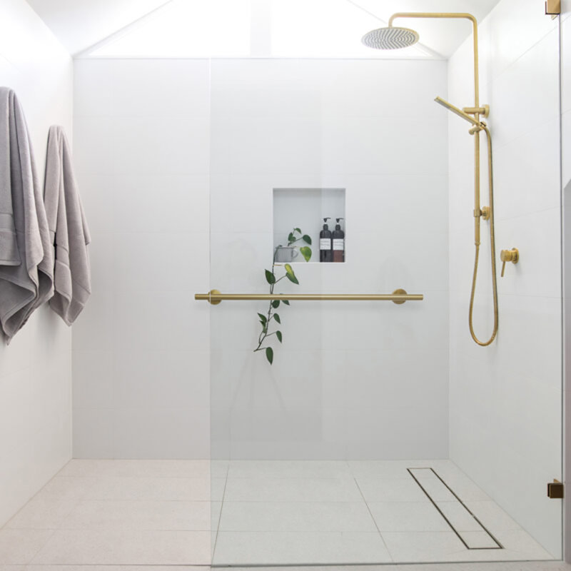 Barre d'appui Biscayne bronze brossé 42 po, 42 po