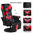Inbox Zero Reclining Ergonomic Swiveling PC & Racing Game Chair with Built-in Speakers and Footrest-1443260510