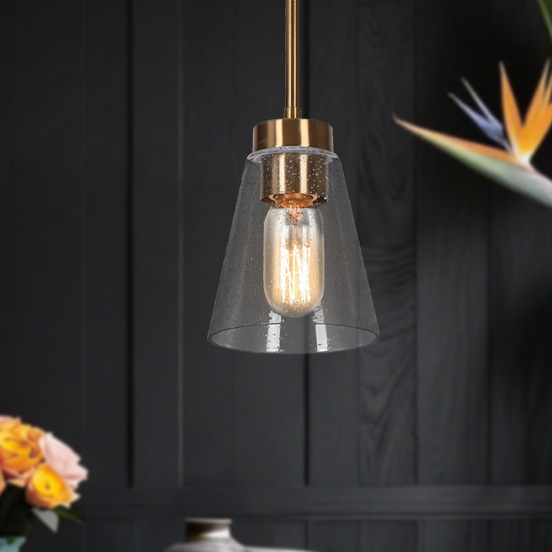 1-Light Mini Kitchen Island Pendant Light