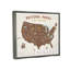 «Start Exploration National Parks Map United States», art mural sur toile par Daphne Polselli-71354746-71354743