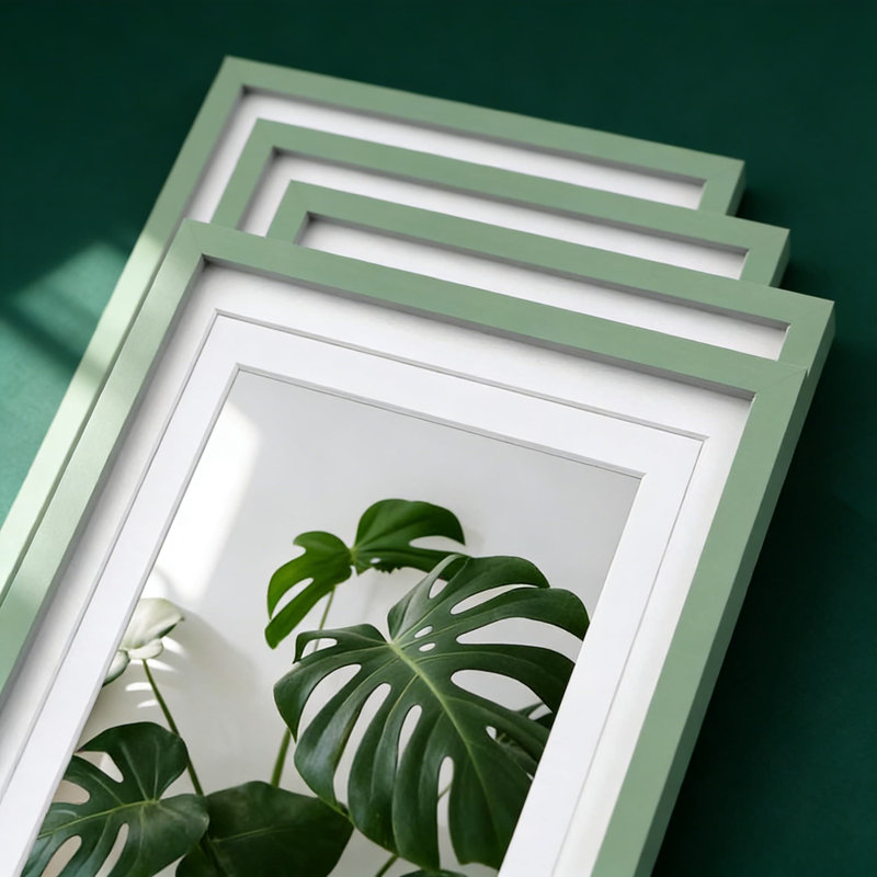 12X16 Picture Frames Set Of 4 With Plexiglass, Solid Wood Tabletop And Wall Mount Photo Frames For 9X12 And 11X14 Pictures With Mat Or 12X16 Without Mat