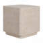 Table d'appoint d'extérieur Daphne Mgo, fini travertin beige, ensemble de 1