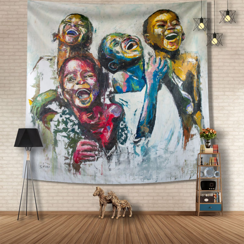 Julio Happy Kids, peinture murale sans cadre