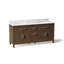Kresla72" Bathroom Vanity Cabinet With Sinks And Quartz Top-1588256472