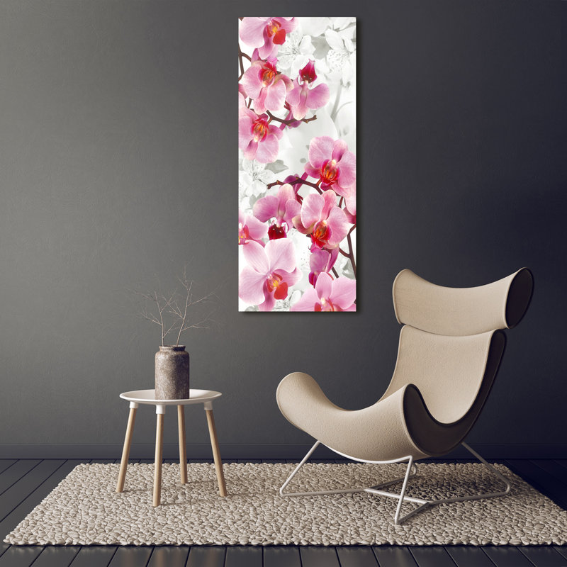 Pink Orchid - Wrapped Canvas Print