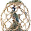 Peacock Egg Objet