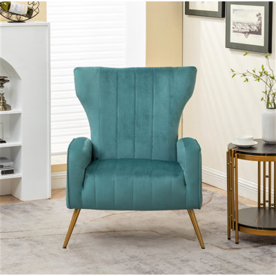 Ceijay Velvet Armchair