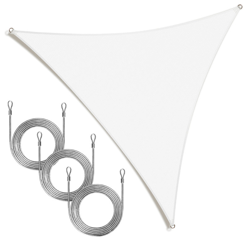 Voile d'ombrage en triangle Amgo, 32 pi x 32 pi x 32 pi, Tanné