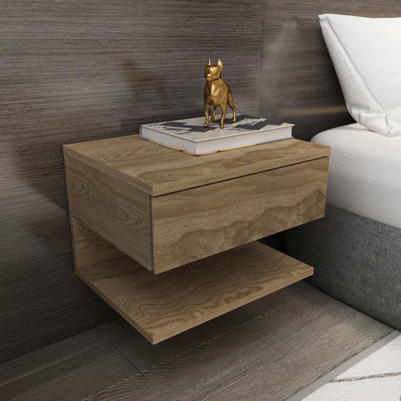 Dornall 17.7'' W Nightstand, Oak