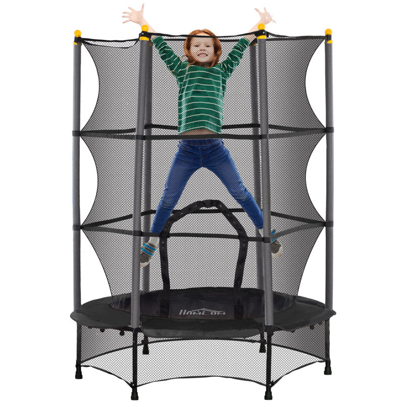 Freeport Park ft Round Kid / Toddler Trampoline, Black