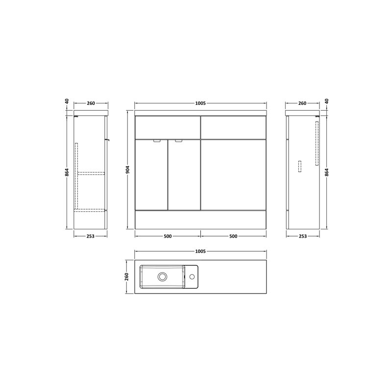 Bathroom Furniture Suite