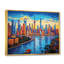 Colourful City Shanghai Popart, reproduction d'art sur toile-396136308-396136311
