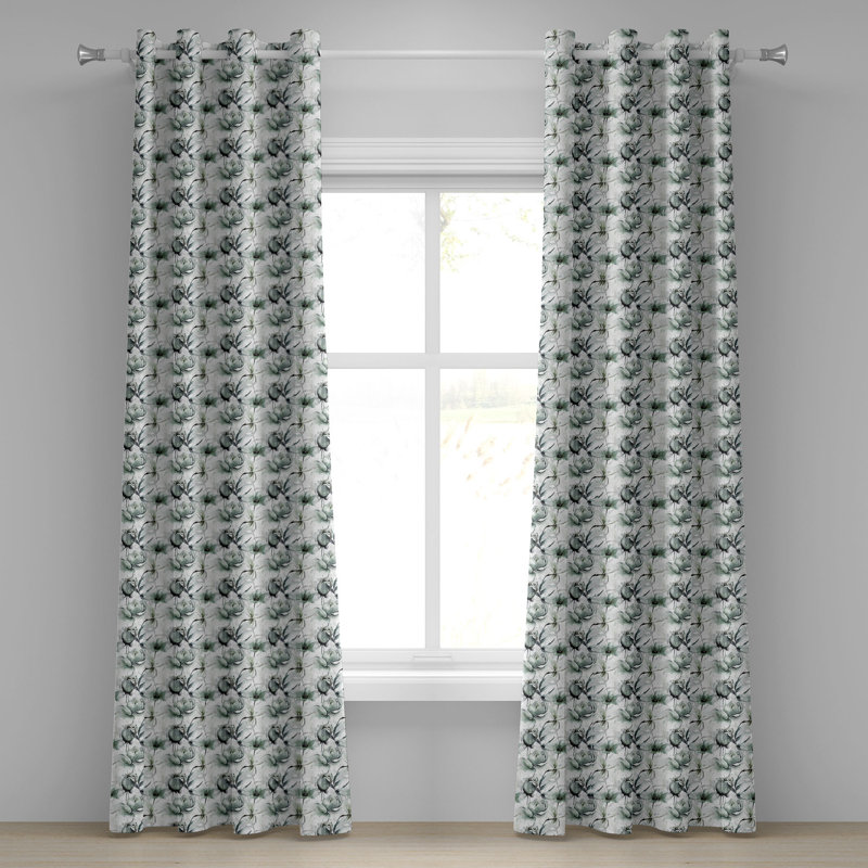 Semi Sheer Curtain Pair