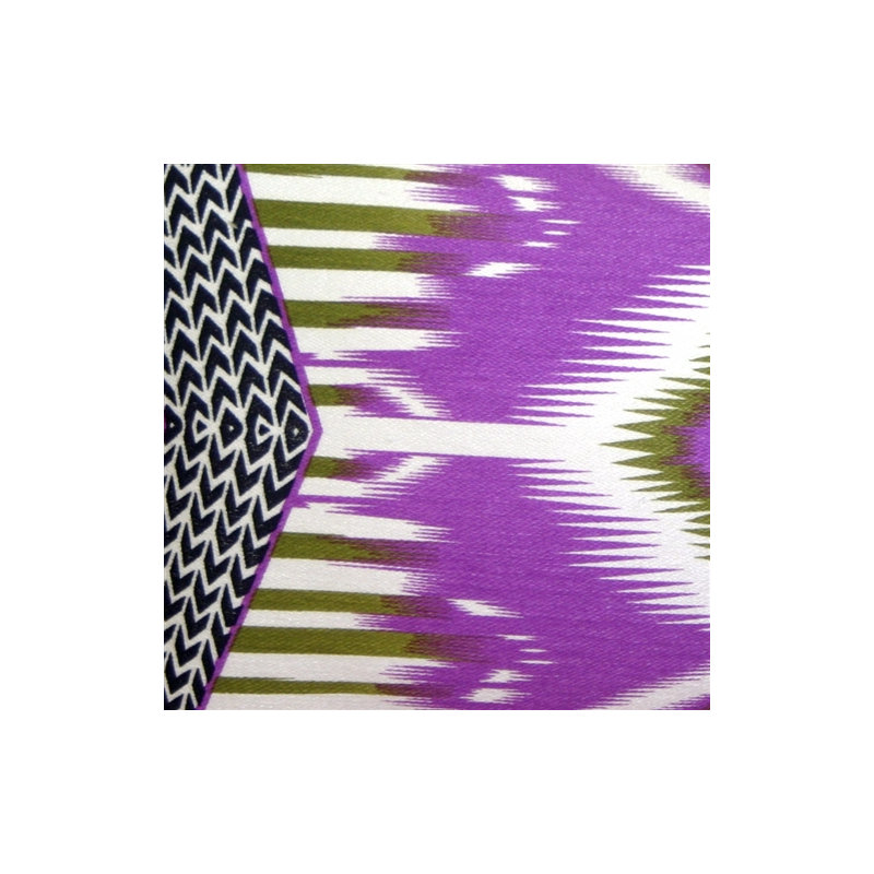 Coussin lombaire électrique Ikat, Mauve