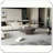Round Coffee Table With Storage Solid Wood Veneered Modern Accent Tea Table